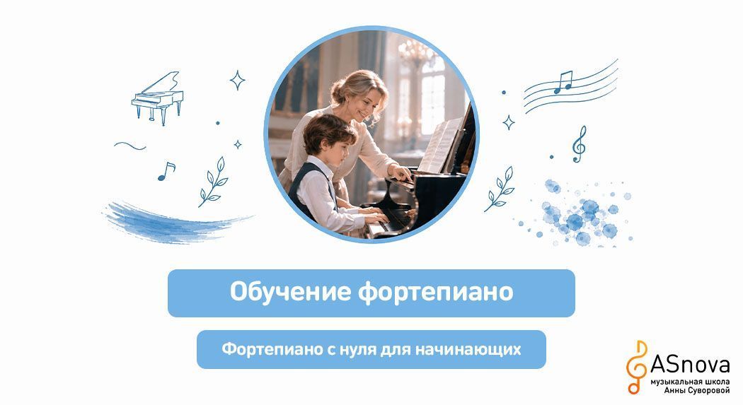 Фортепиано с нуля для начинающих